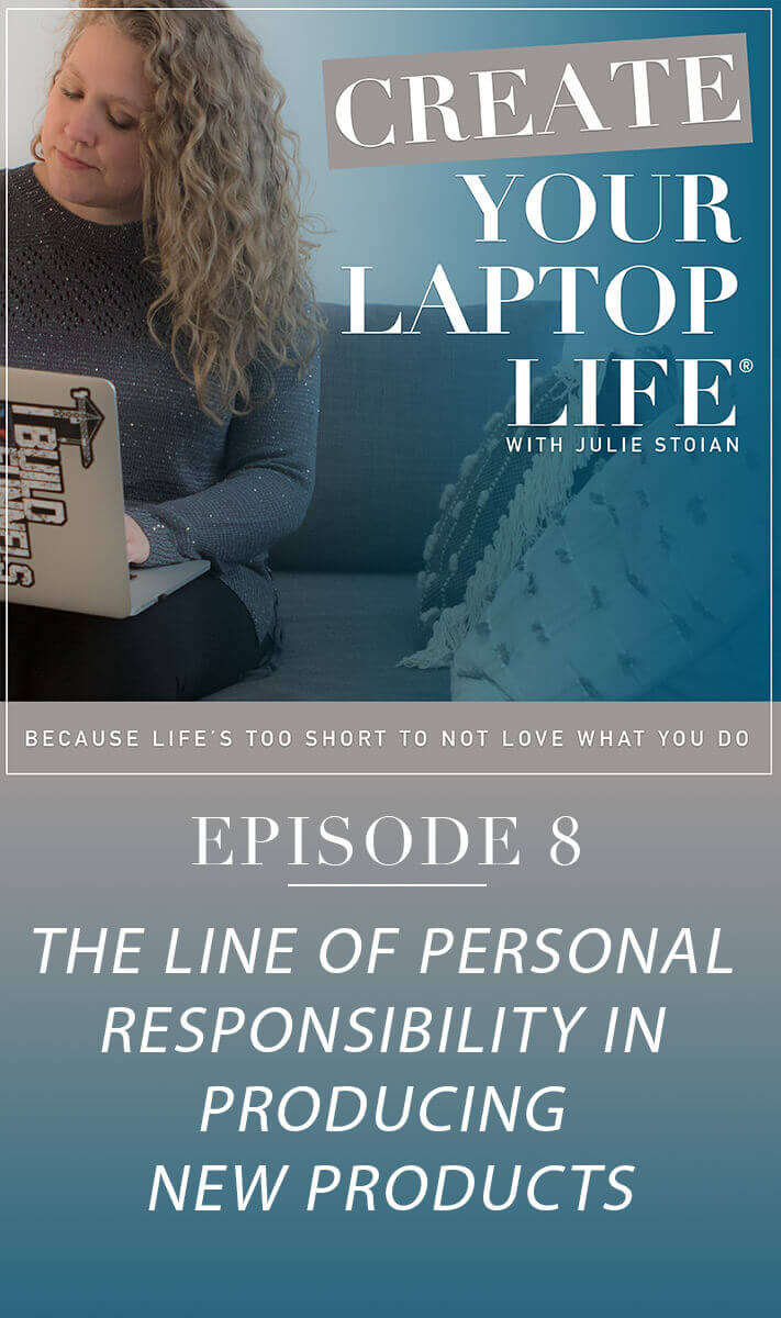 The Line Of Personal Responsibility In Producing New Products